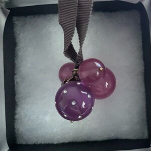 J. Crew Purple Beaded Necklace